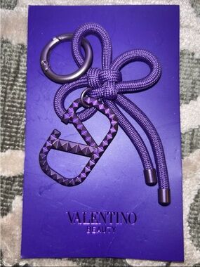 💜Purple Valentino Beauty Knot Rope Keyring💜